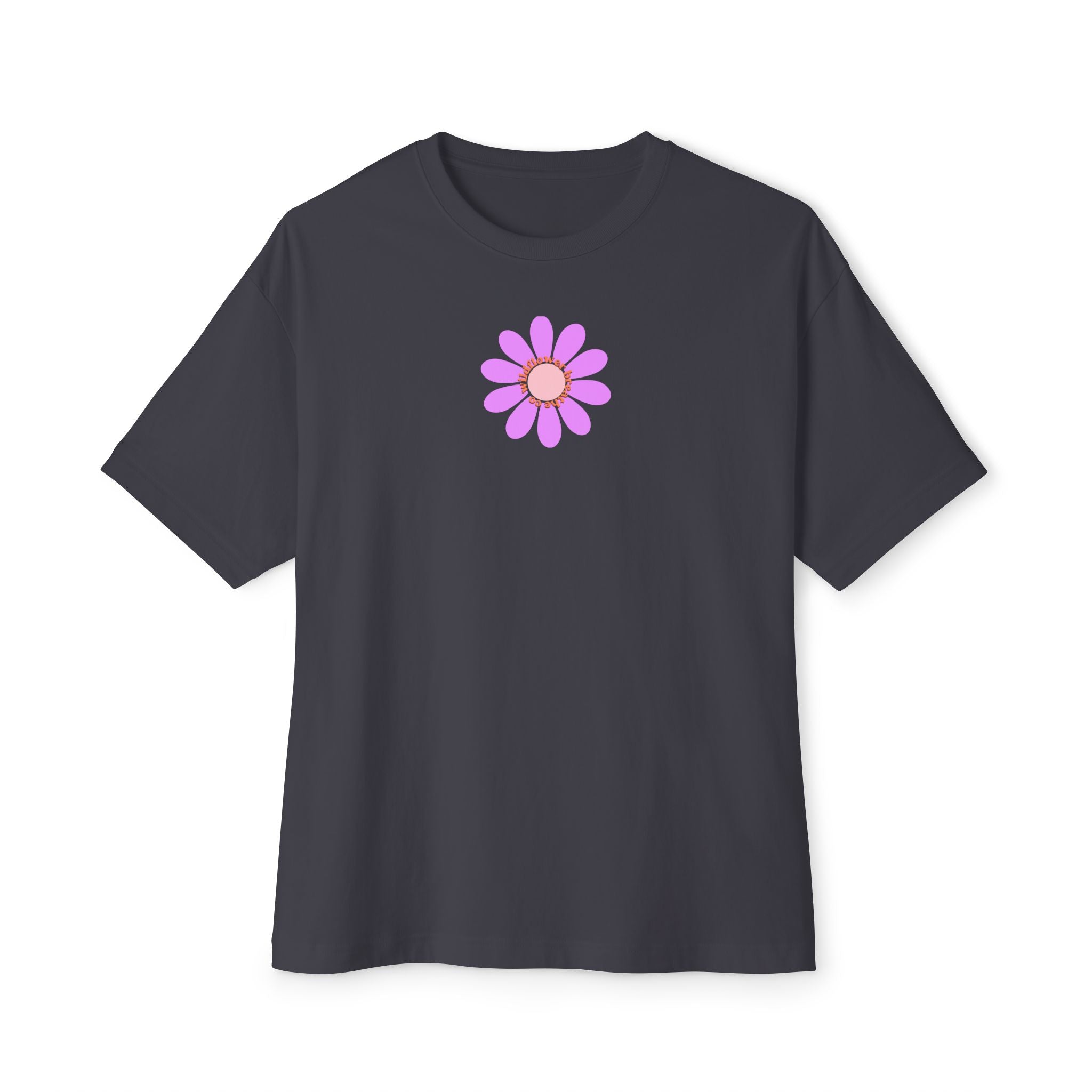 Pink Daisy Graphic Tee | Flower Illustration T-Shirt