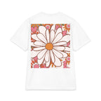 Retro Daisy Floral Tee — Vintage 60s-Inspired Flower Graphic T-Shirt