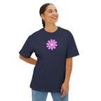 Pink Daisy Graphic Tee | Flower Illustration T-Shirt