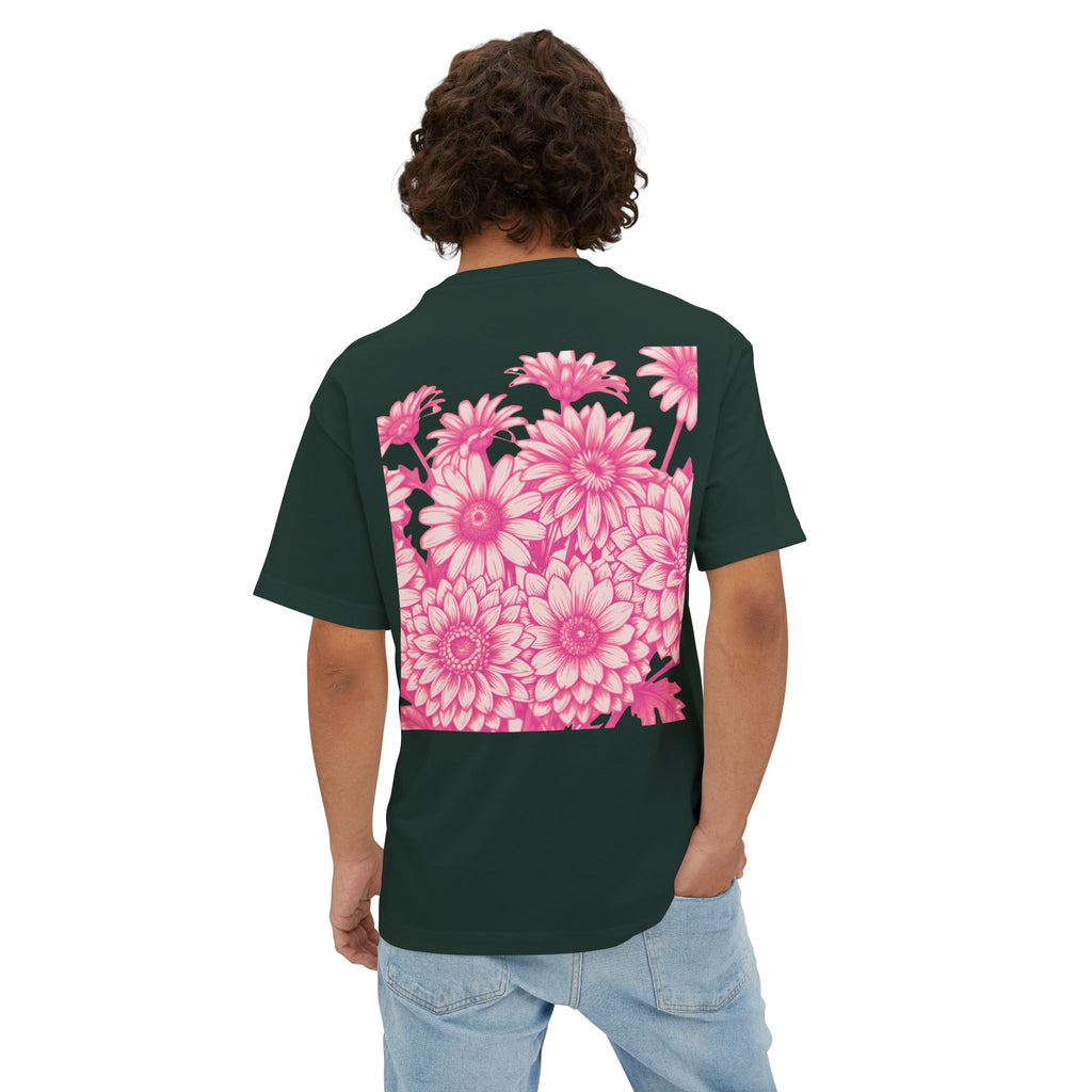 Boxy Tee — Delicate Pink Quote "You Belong Amongst the Wildflowers"