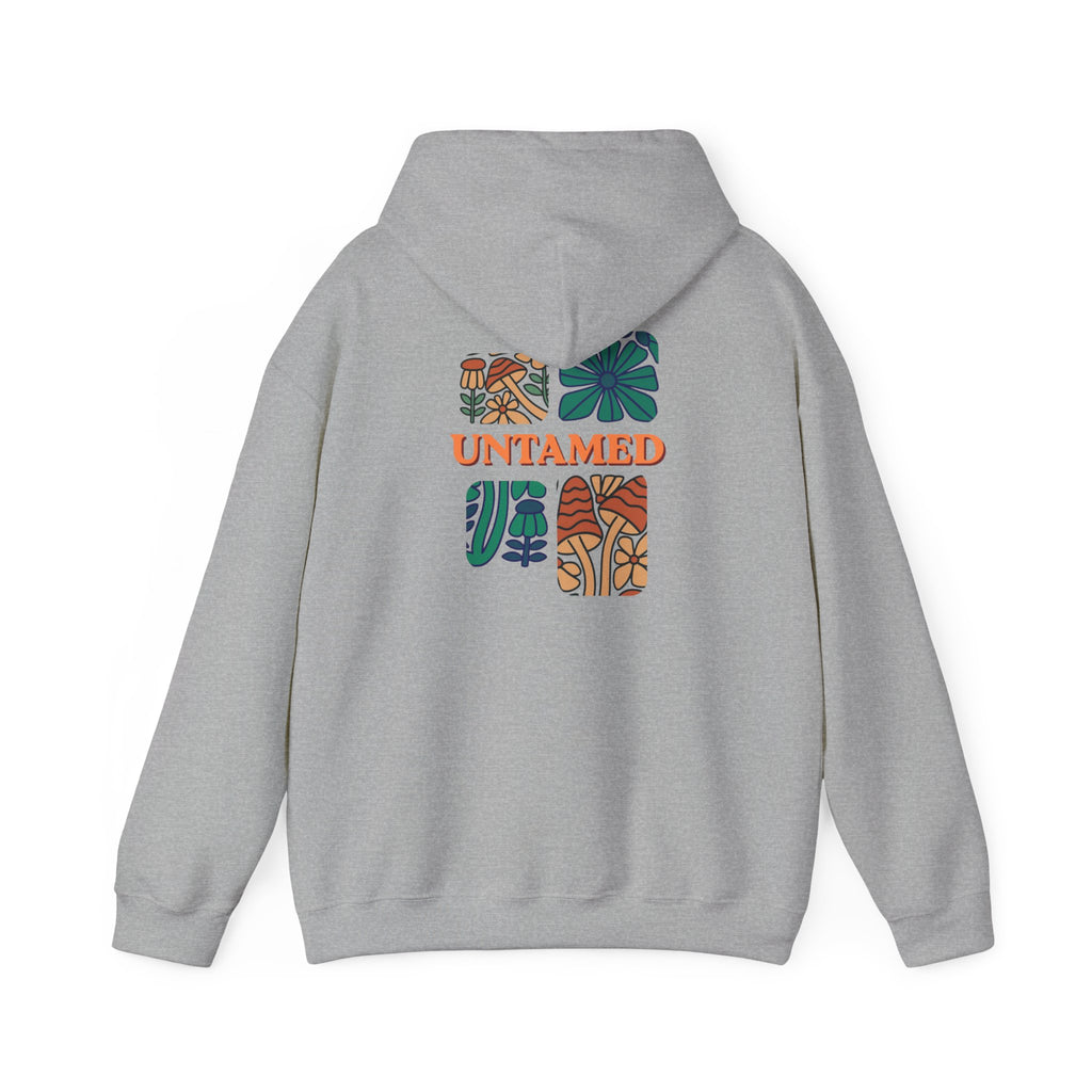 Untamed botanical hoodie | Floral nature graphic hoodie