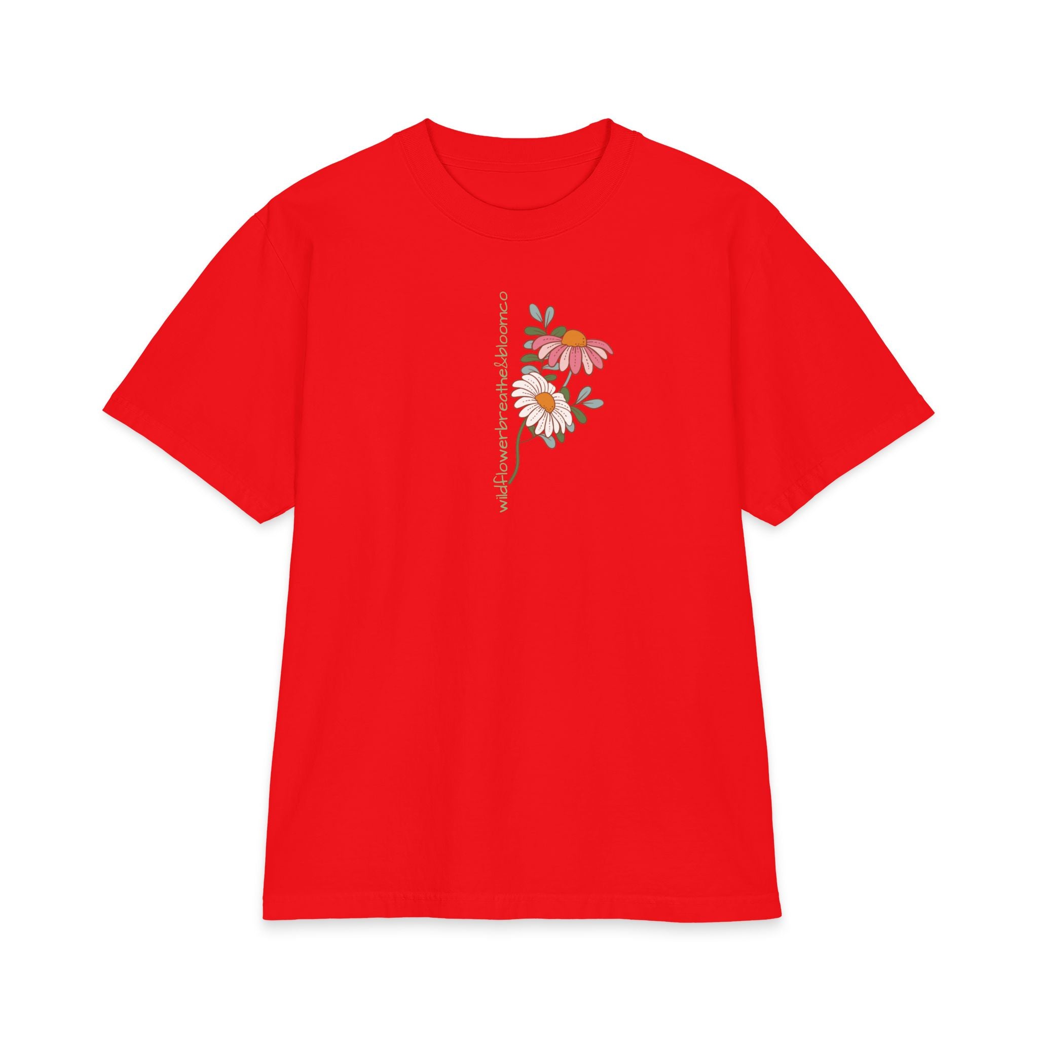 Retro Daisy Floral Tee — Vintage 60s-Inspired Flower Graphic T-Shirt