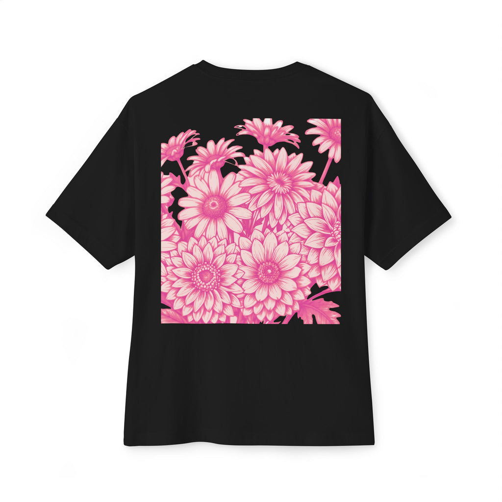Boxy Tee — Delicate Pink Quote "You Belong Amongst the Wildflowers"