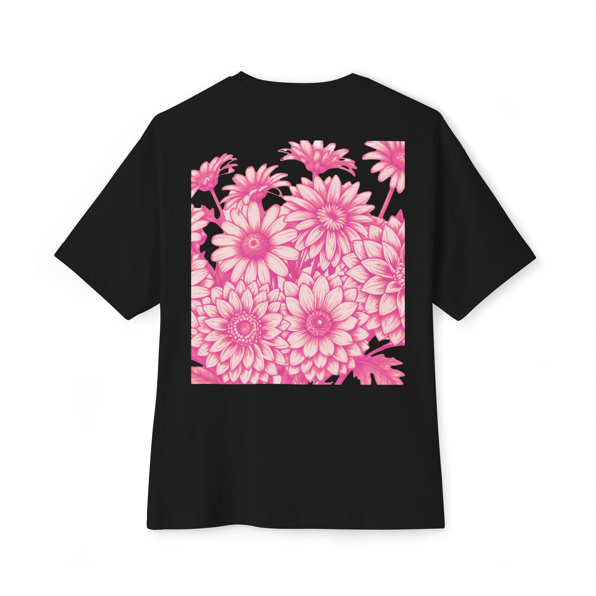 Boxy Tee — Delicate Pink Quote "You Belong Amongst the Wildflowers"