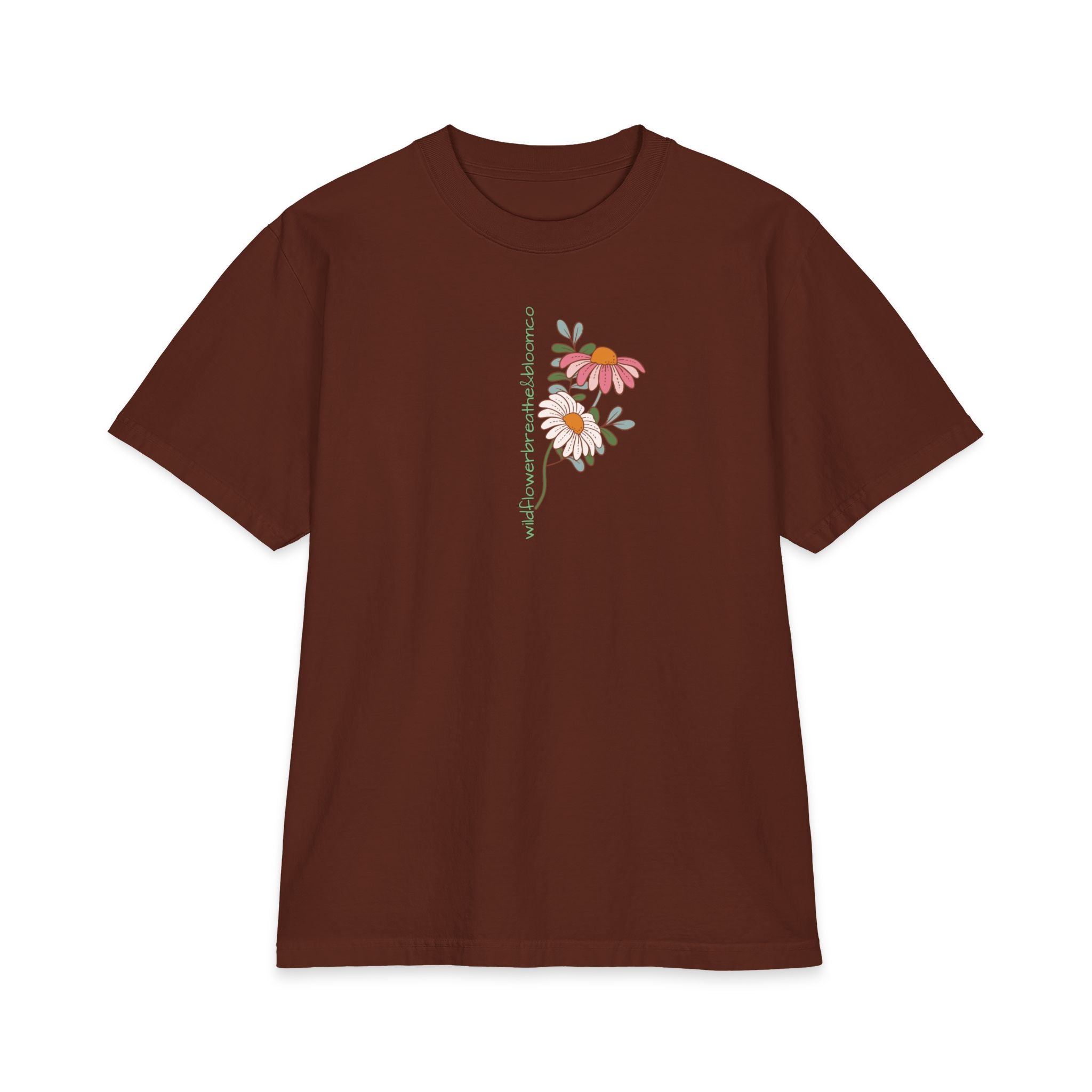 Retro Daisy Floral Tee — Vintage 60s-Inspired Flower Graphic T-Shirt
