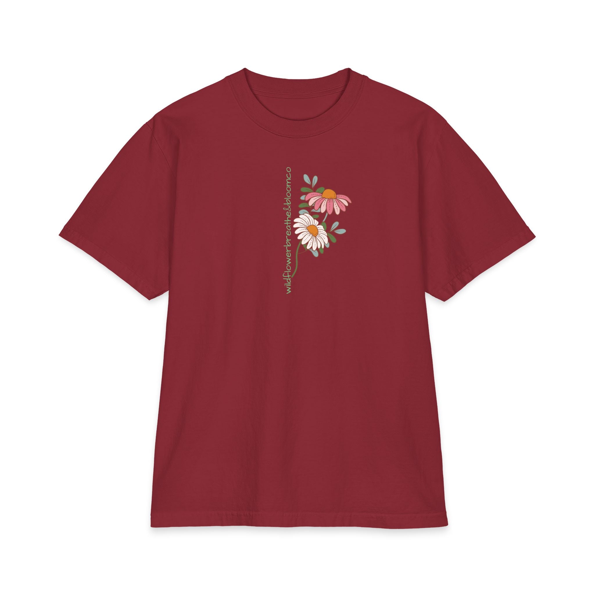 Retro Daisy Floral Tee — Vintage 60s-Inspired Flower Graphic T-Shirt