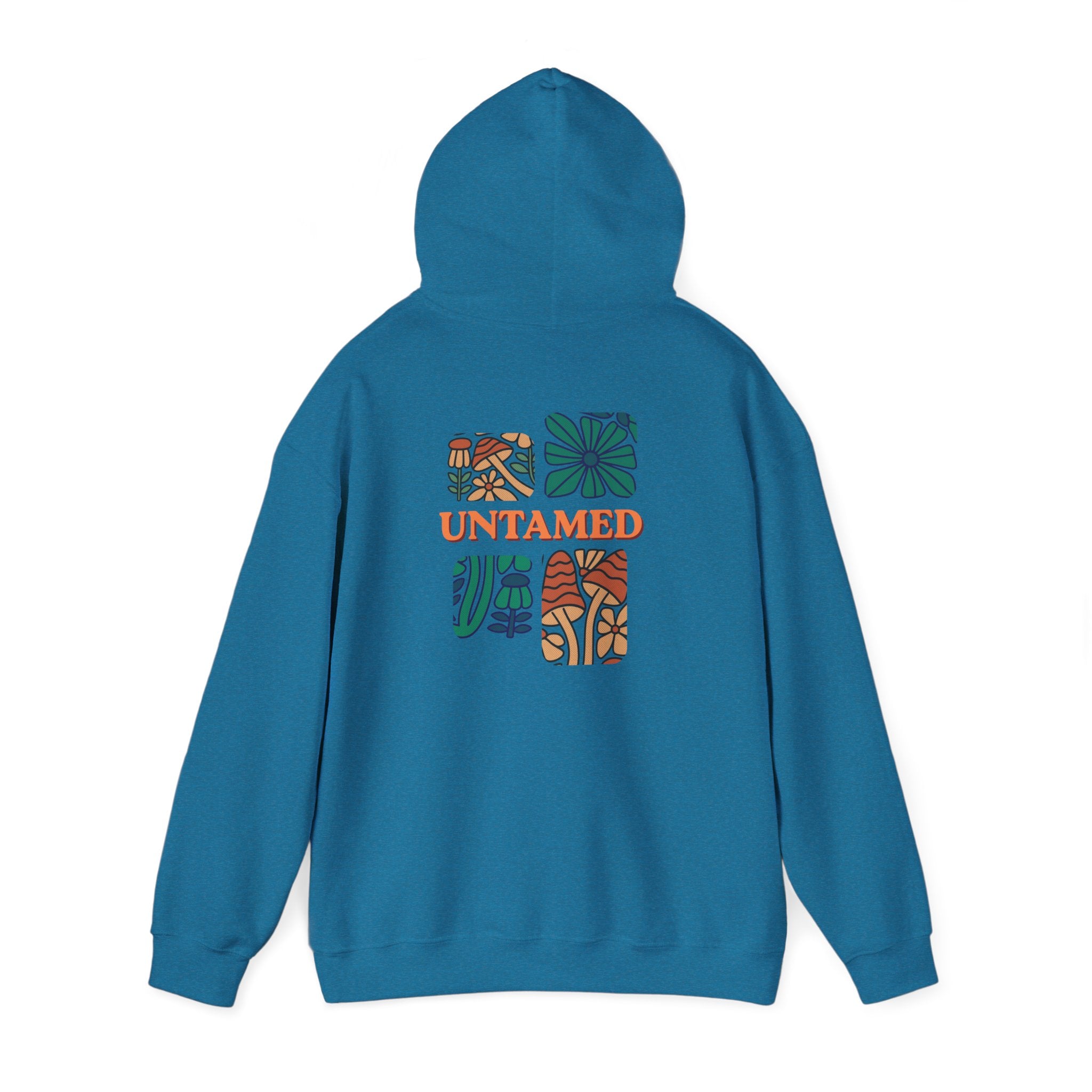 Untamed botanical hoodie | Floral nature graphic hoodie
