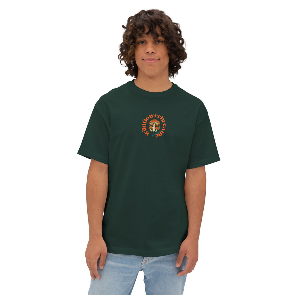 Bloom Floral Wildflower Head Tee | Mushroom Cottage Logo Tee