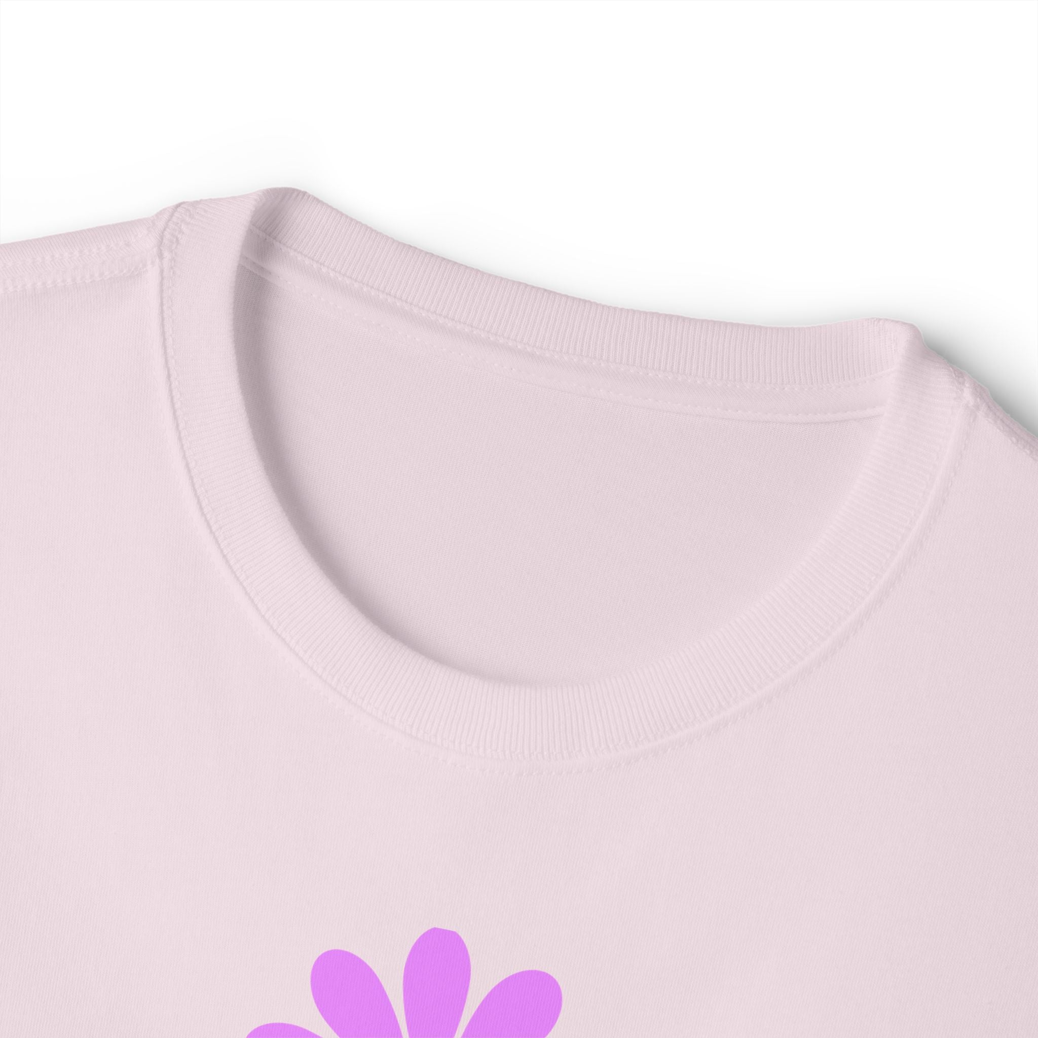 Pink Daisy Graphic Tee | Flower Illustration T-Shirt
