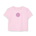 Cute Floral Mushroom Tee | Women's Baby Tee