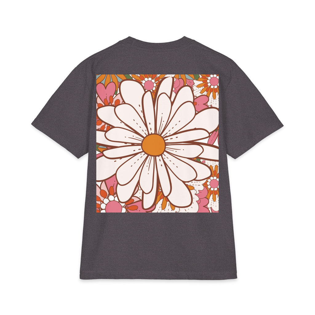 Retro Daisy Floral Tee — Vintage 60s-Inspired Flower Graphic T-Shirt
